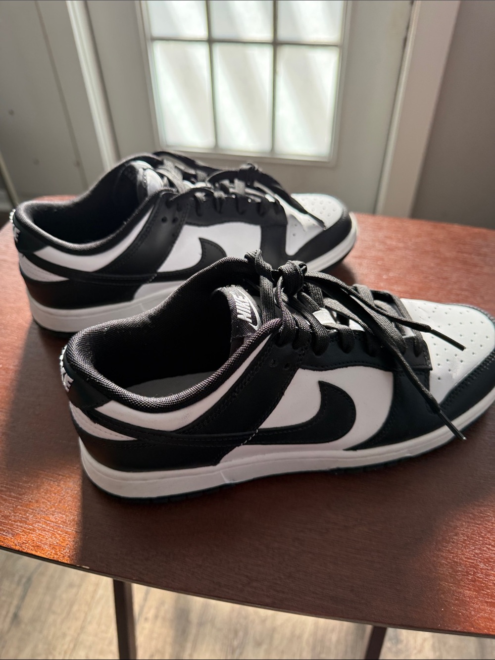Nike Dunk Black and White Low-Top Sneakers